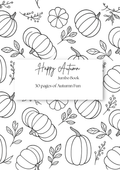 Autumn Fun 30 Page Jumbo Coloring Book