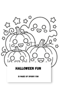 Halloween Fun Coloring Book – 15 Pages of Spooky Fun