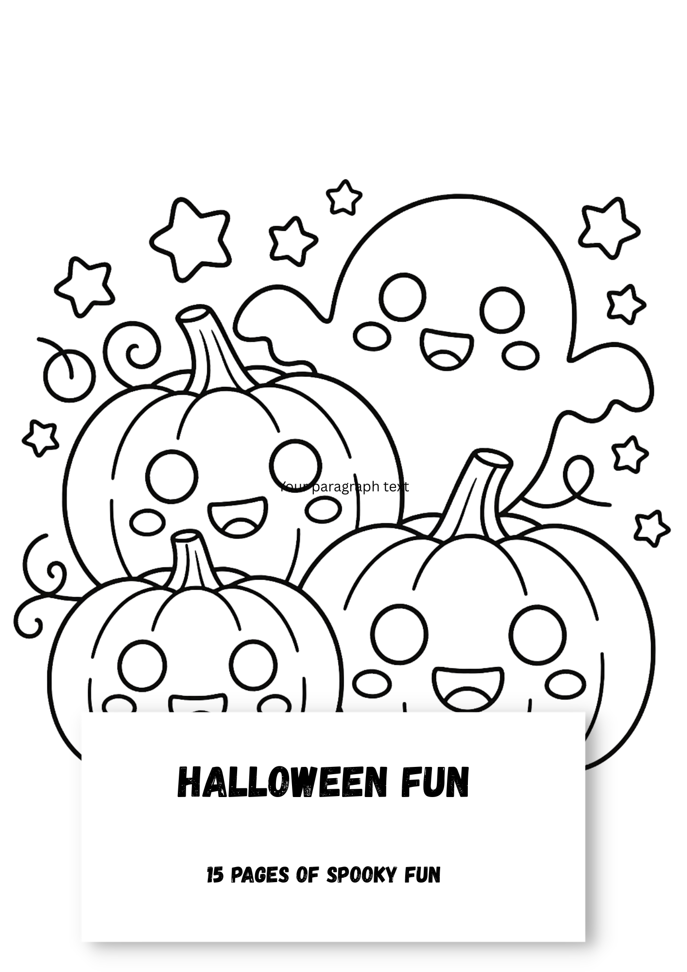 Halloween Fun Coloring Book – 15 Pages of Spooky Fun