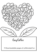 Cozy Coffee Coloring Book