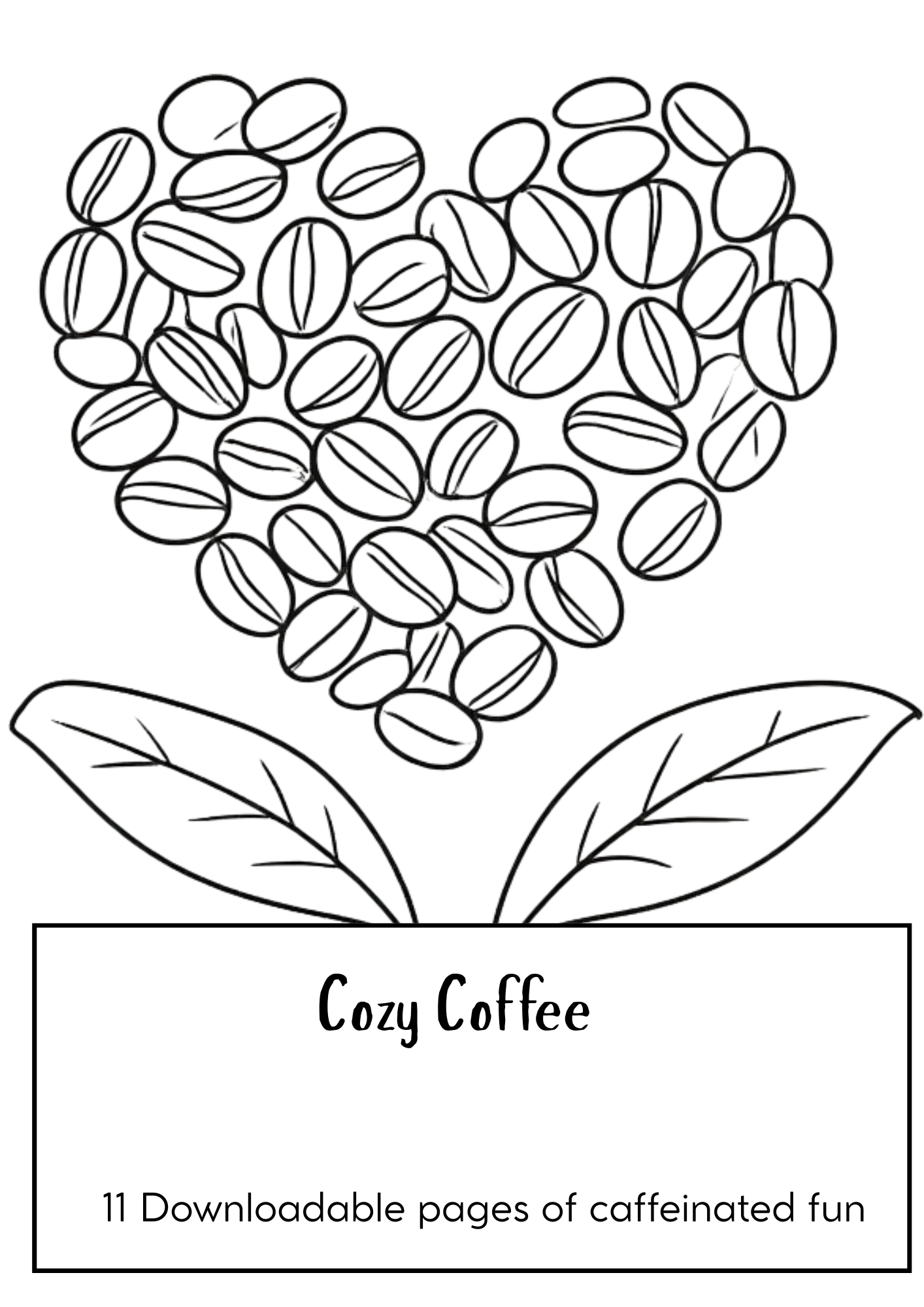 Cozy Coffee Coloring Book
