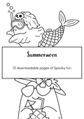 Summerween Coloring book